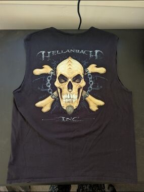 Hellanbach Black Skull Graphic Men’s Tank Top